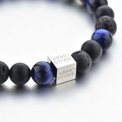 Lapis Lazuli Stone Bracelets for Men CLOSEUP