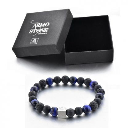 Lapis Lazuli Stone Bracelets for Men with box