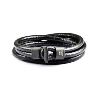 Multi-double wrap leather